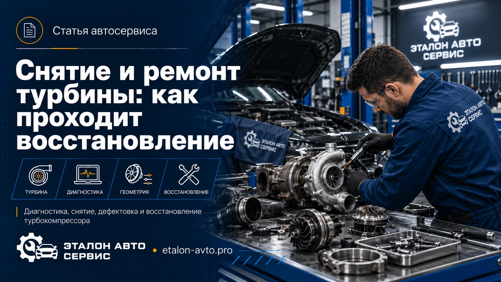 Снятие и ремонт турбины: как проходит восстановление | Эталон-Авто